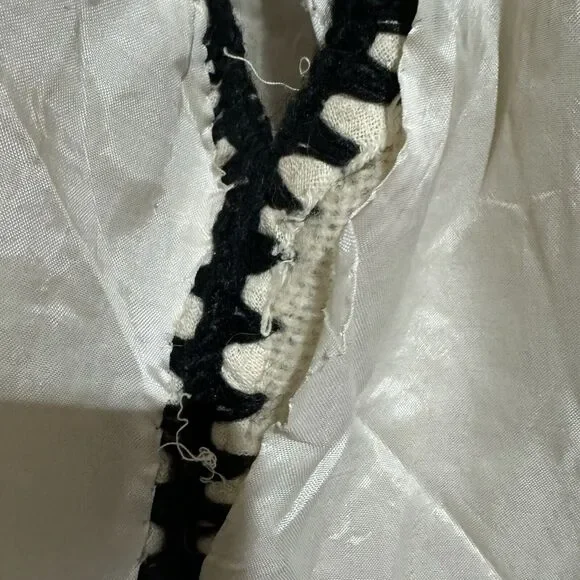 Beautiful Vintage Jacket Made In Greece 70s Bohemian Embroidery Cream Zip Up - Picture 10 of 14